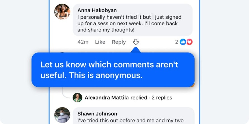 Facebook thử nghiệm nút hạ cấp bình luận - 1 Facebook thử nghiệm nút hạ cấp bình luận - 1