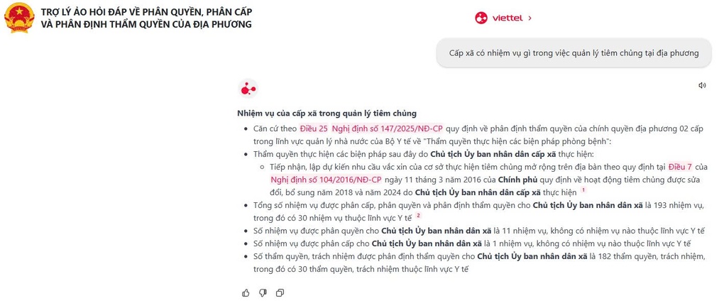 Trợ lý ảo Cán bộ công chức: Giải pháp tra cứu thẩm quyền cho chính quyền 2 cấp - 1